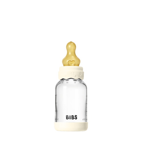 Baby Glass Bottle Boheme Set 4oz Latex - Ivory