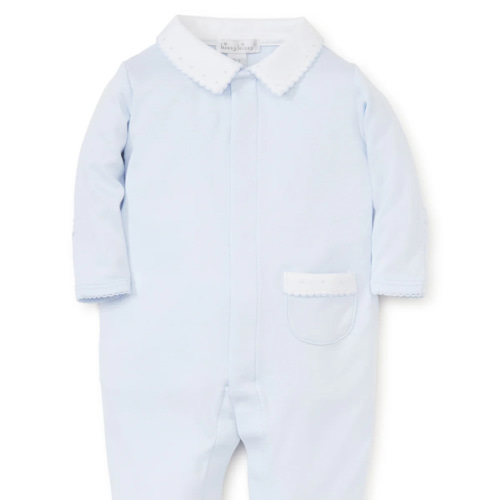Blue Kissy New Beginnings Footie w/Collar