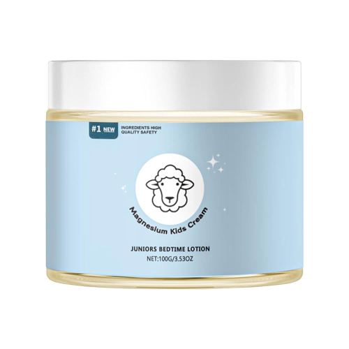 Magnesium Lotion for Kids – Magnesium Cream for Kids Sleep and Relaxation – Bedtime Support Without Melatonin – Gentle Topical Formula for Nighttime Comfort (3.53 oz)