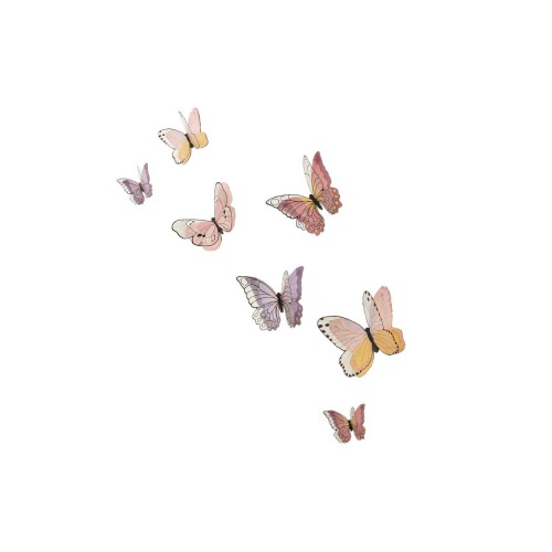 Butterfly Dreams 3-Dimensional Wings Colorful Wall Decals/Stickers