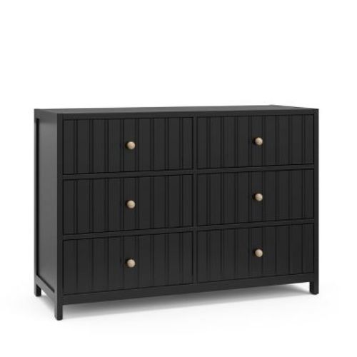 Graco Teddi 6-drawer Double Dresser - Black