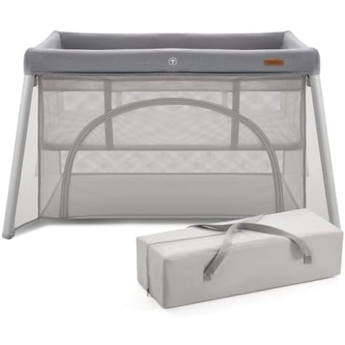 Travel Crib, Portable Baby Playard with Mattress for Toddlers