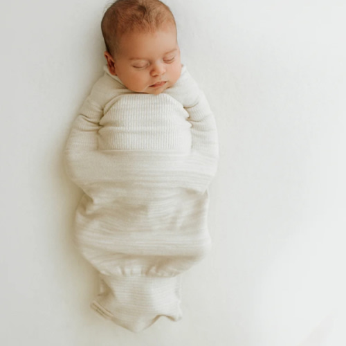 Bamboo Beige Swaddle Sleep Sack - Small (6-12 pounds)
