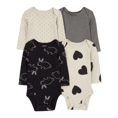Baby 4-Pack Long-Sleeve Original Bodysuits - Carter's | Carter's