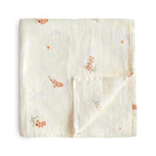 Organic Cotton Mushie Baby Muslin Swaddle Blanket