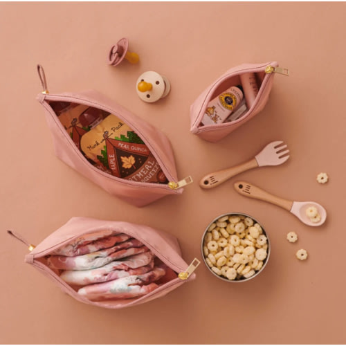 HAPP | Expandable Packing Pouches | Dusty Rose