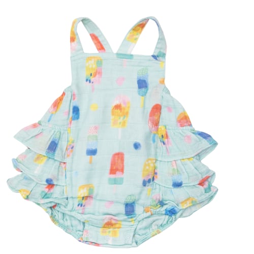 Ruffle Sunsuit, Popsicles
