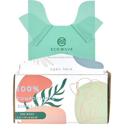ECO WAVE Compostable Diaper Bags