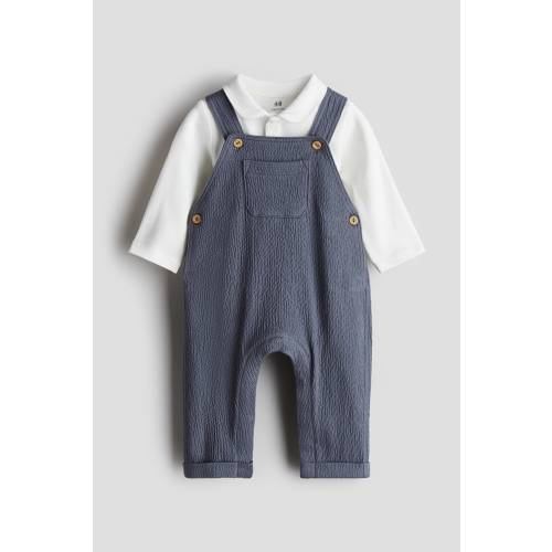 2-piece Bodysuit and Overall Set