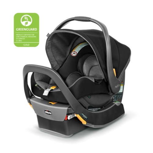 Chicco KeyFit 35 ClearTex 35 lbs Extended Use Infant Car Seat - Shadow (Black), New