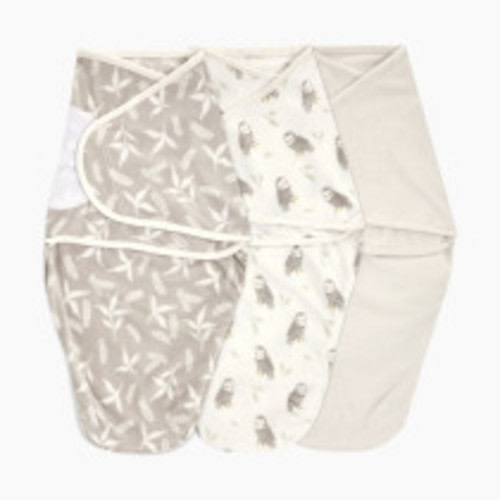 Aden + Anais Essentials Wrap Swaddles Minky (3 Pack) - Rockland Marsh, 0-3 Months