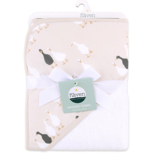 Little Haven Hooded Towel - Goose