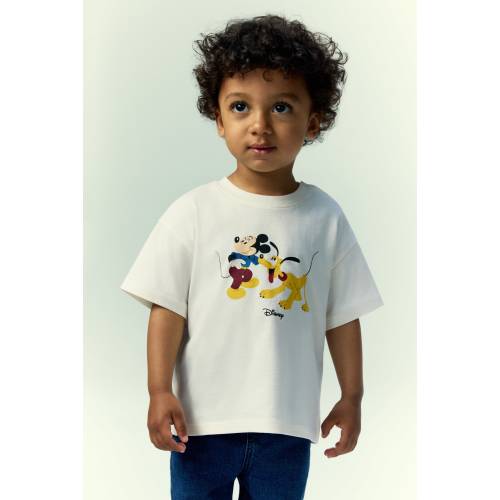 COTTON T-SHIRT WITH PRINTED MOTIF