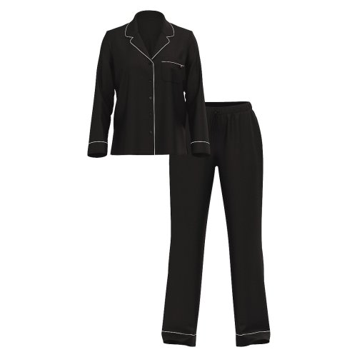 Buy Modal Soft Long Pajama Set, Black - Order Pajamas Sets online - Victoria's Secret US