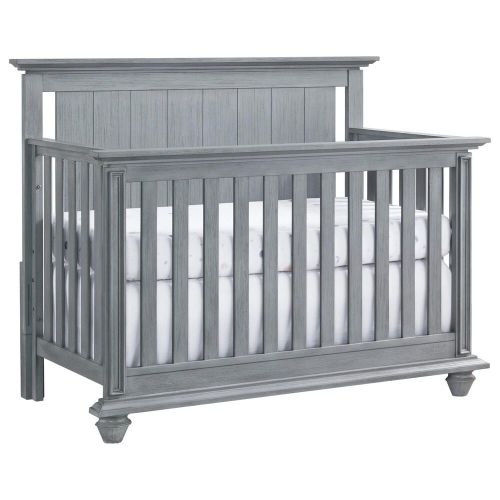 Oxford Baby Langston 4-In-1 Convertible Crib in Graphite Gray