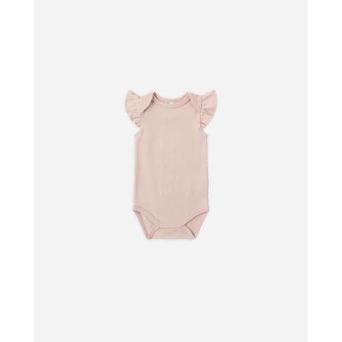 Flutter Sleeve Bodysuit Blush – 6-12M