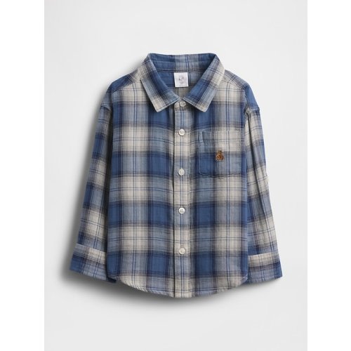 Baby & Toddler Double-Weave Plaid Shirt | Gap