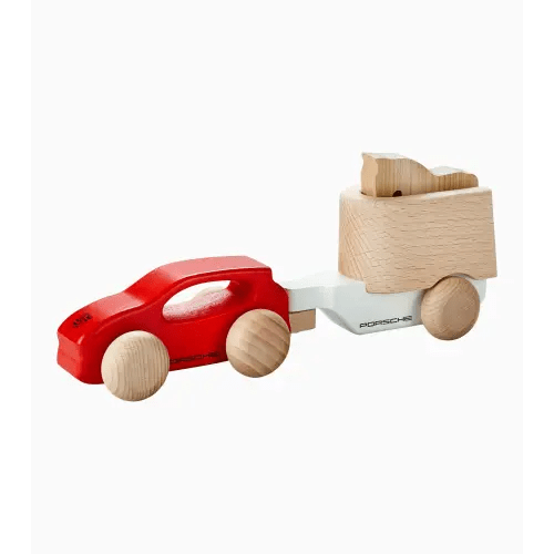 Cayenne Wooden Car with Horse Trailer | PORSCHE SHOP