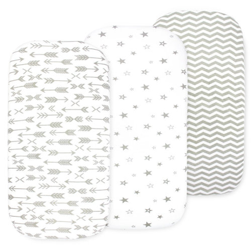 Redwood Rover Brookhn 3 Piece Bassinet Sheet Set | Wayfair