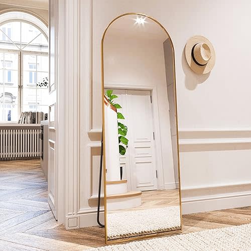 64"x21" Arched Full Length Mirror Free