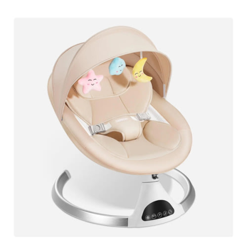 HARPPA Weddell Electric Baby Swing & Bouncer | Portable Infant Swing Chair with Remote Control – Automatic Rocker, Foldable Newborn Cradle, Indoor & Outdoor Use