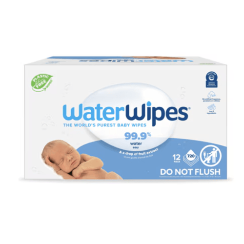 720 WaterWipes Original 99.9% Water Based Baby Wipes Unscented for Sensitive Skin - Vitacost