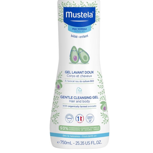 Mustela Gentle Cleansing Gel - for normal skin - 750ml : Amazon.com.au: Baby