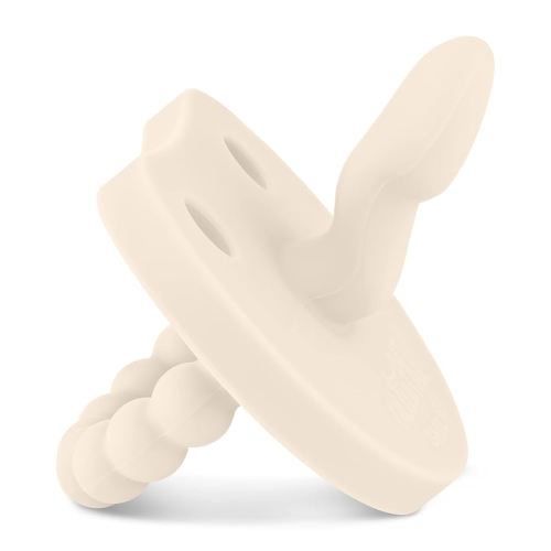 Ryan & Rose Cutie PAT Smile - Orthodontic Pro Pacifier and Teether (Ivory)