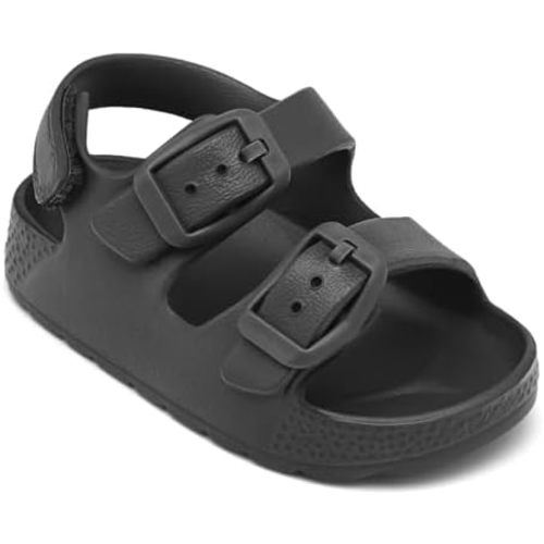 ChayChax Toddler Boys Girls Double Buckle Sandals Children's Adjustable Back Strap Water Sandal