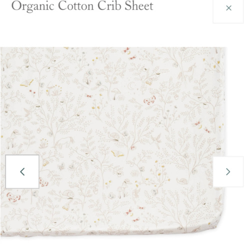Organic Cotton Crib Sheet