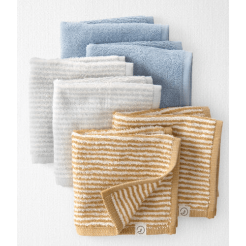Baby 6-Pack Organic Cotton Washcloths