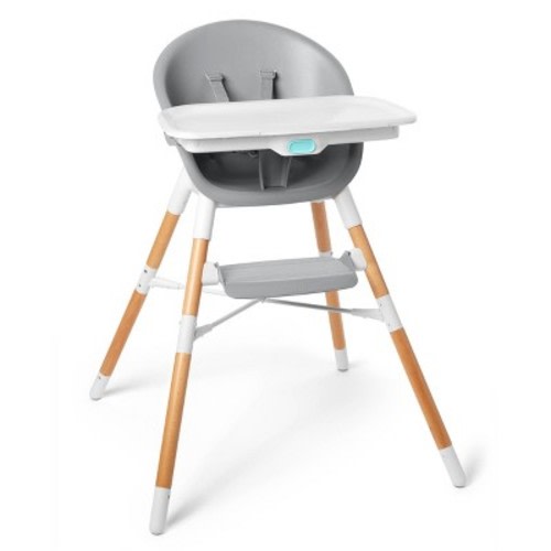 Skip Hop EON 4-in-1 High Chair, Color: Gray/White