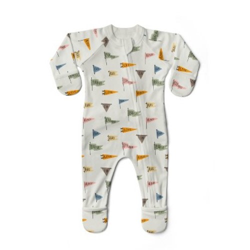 Goumi Grow With You Footie, Color: Affirmations, Size: nb