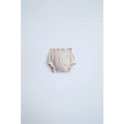 FLORAL EMBROIDERED PANTIES - Ice | ZARA United States