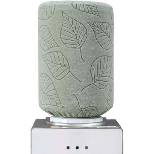 5 Gallon Water Bottle Cover, Water Dispenser Barrel Dust Cover, High Stretchy 3D Leaf Water Bucket Protector Covers, Reusable Elastic Water Jug Sleeve for Home, Hotel, Restrant (Green)