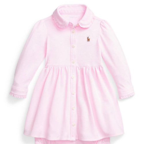 Ralph Lauren Childrenswear Women's Oxford Mesh Dress & Bloomer | Belk