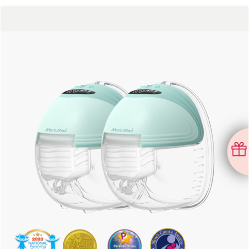 S21 Double Wearable Breast Pump - Blissful Green - MOMMED.COM