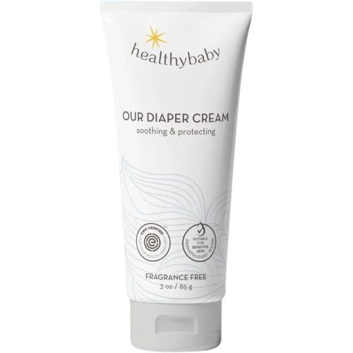 Our Diaper Cream | Hypoallergenic Zinc Oxide & Squalane Diaper Cream | Fragrance Free, EWG Verified + Non-GMO, 3 oz