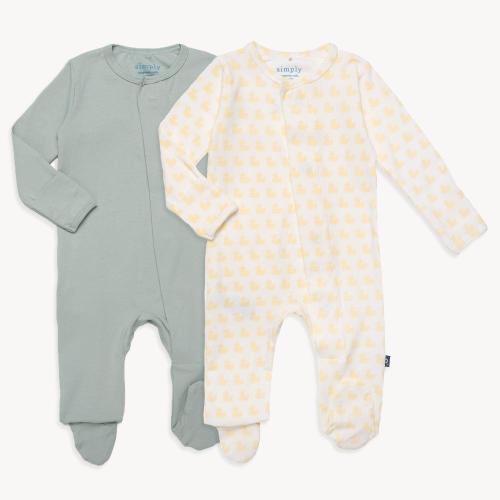 little duckling cloudstretch™ magnetic footies | 2 set – Magnetic Me (3-6 M)