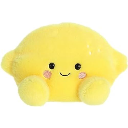 Aurora® Adorable Palm Pals™ Yuzu Lemon™ Stuffed Animal - Pocket-Sized Play - Collectable Fun - Yellow 5 Inches