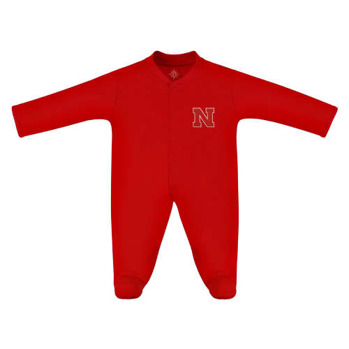 Nebraska Huskers Footed Romper | College Baby