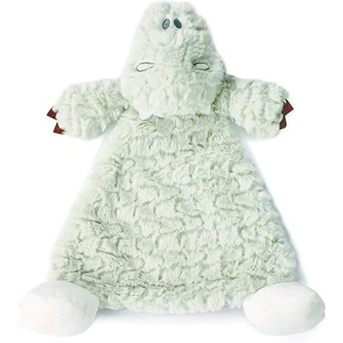 DEMDACO Arnie Alligator Mint Green Children's Plush Rattle Blankie