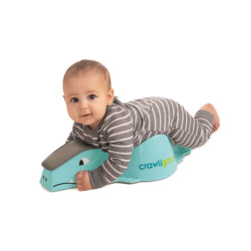 Crawligator Tummy-Time Rolling Toy with Comfort Pad Provides Mobility for Infants 4-12 Months Old - Mint