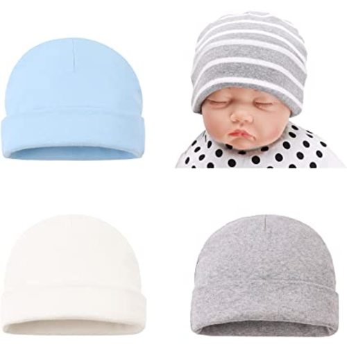 Cotton Baby Girl Hat Preemie Boys Beanie Newborn Hospital Hats Winter Infant Hats for Girls
