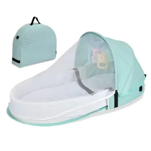 Portable Baby Bassinet Travel Folding Bed - Kidzly