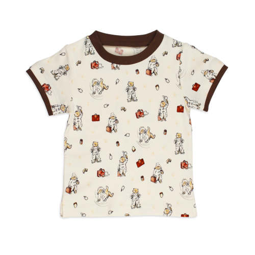 Kids' Organic S/Sleeve Tee in Adventure Paddington™ – L'ovedbaby