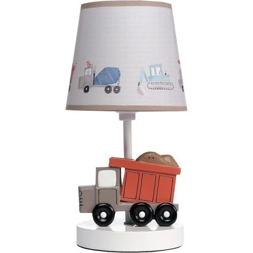 Bedtime Originals Construction Zone Truck Nursery Lamp with Shade & Bulb
