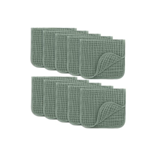 Muslin Burp Cloth for Baby, Pack of 10