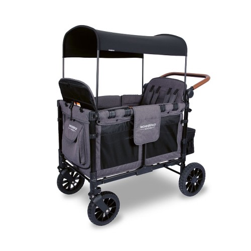 Wonderfold W4 Luxe Multifunctional Quad Stroller Wagon