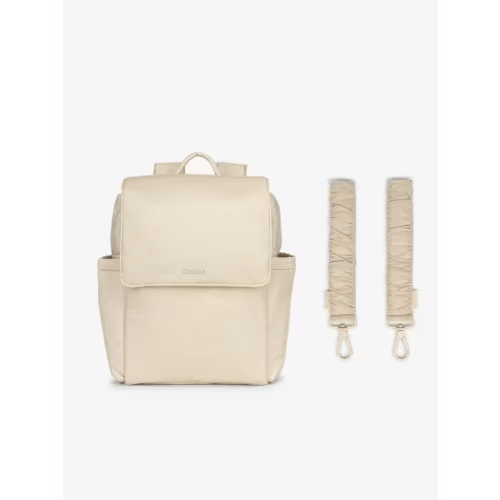 Mini Diaper Backpack with Stroller Straps - COLOR OATMEAL